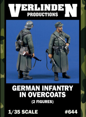 Verlinden 1/35 German Casualty in Overcoat Soldier Lying Dead on Ground WWII 610