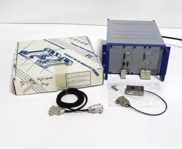 Physik Instrumente P-752K017 Stage w/ E-712 Digital Piezo Controller & Modules