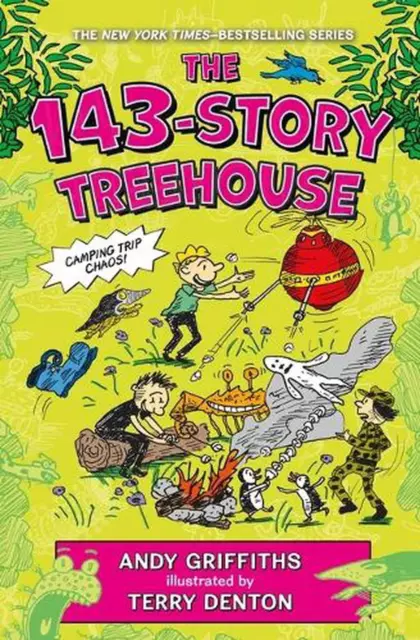The 143-Story Treehouse: Camping Trip Chaos! by Andy Griffiths (English) Paperba