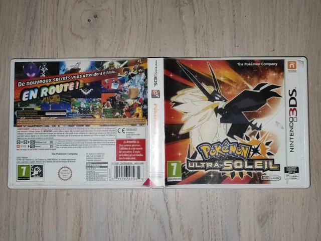 POKEMON ULTRA-SOLEIL 3DS Nintendo Boîte jaquette (Pas De Jeu Inclu. No