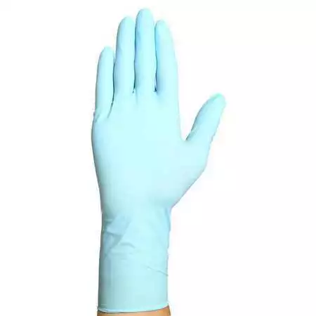 Condor 48Un16 Disposable Gloves, Nitrile, Powder Free Blue, M, 50 Pk