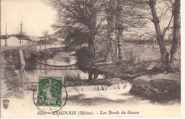 Cpa 69 Brignais. Les Bords Du Garon..be