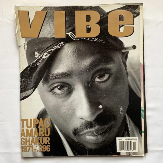 VIBE MAGAZINE November 1996 issue TUPAC memorial issue 2PAC from Japan