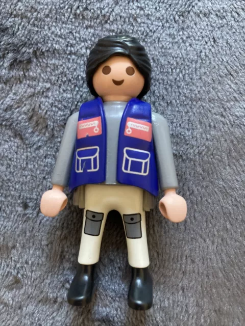 Figurine Playmobil Personnage Homme barbu Moyen-Age tavernier tonnelier  sabots festin