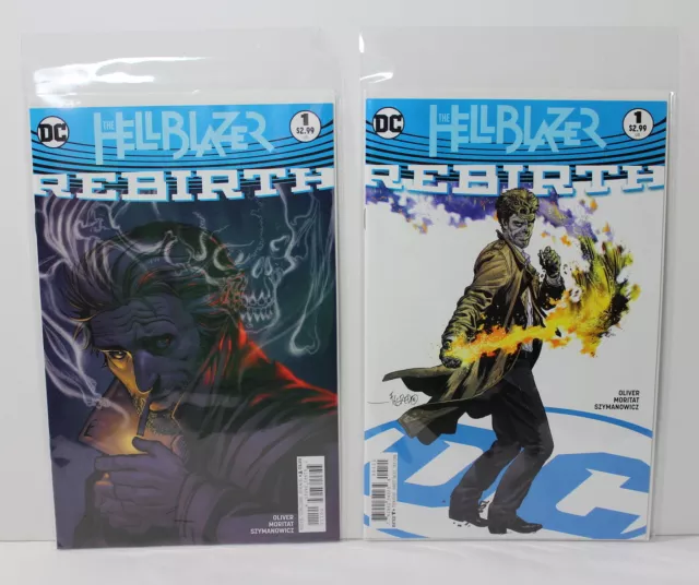 The Hellblazer 1 Cover A & B Variant Lot DC Universe Rebirth 2016 1st Printing