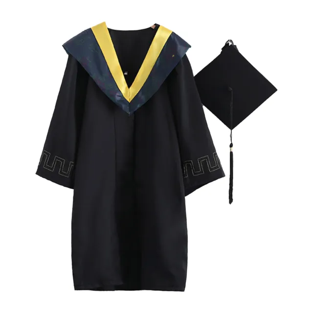 1 Set Graduation Uniform Lightweight Washable Universal Breathable Graduation