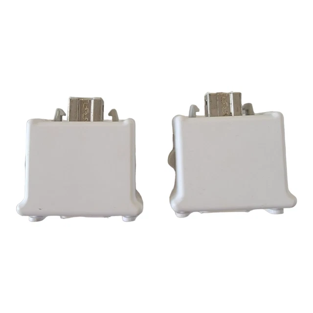 Nintendo Wii Motion Plus Adapters OEM White RVL-026 Lot of 2 Genuine