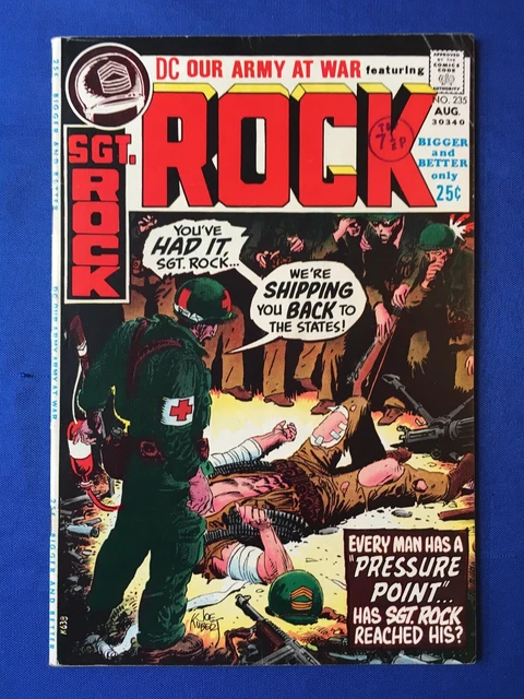Our Army at War #235 FN/VFN (7.0) DC ( Vol 1 1971) Sgt Rock, Kubert cover (C)