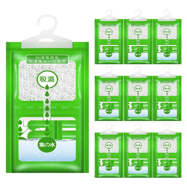 10Pcs/ Set Hanging Moisture Absorbers Portable Dehumidifiers For Closet