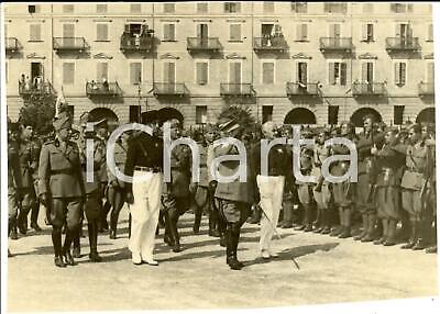 1935 GENOVA La rassegna dei soldati in partenza per AOI *Fotografia