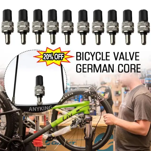 Dunlop Valve Set Germany Type Valve Core Brass MTB Bike Bicycle Wood Valve Core