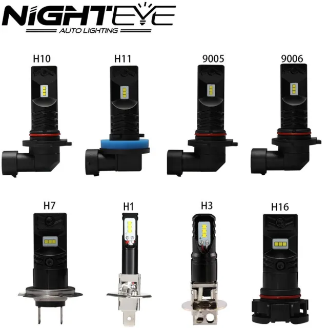 Nighteye H11/H1/H9/H4/H7/9005/9006 160W Auto LED Nebelscheinwerfer Licht Birne