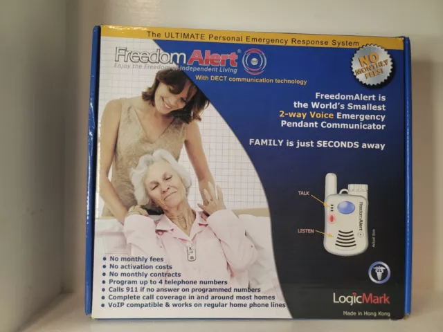 LogicMark Freedom Alert Emergency Life Alert System - Model 35911