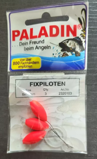 3 Pilotkugeln Fixpiloten Forellenposen oval für Forellenmontage 10x24mm