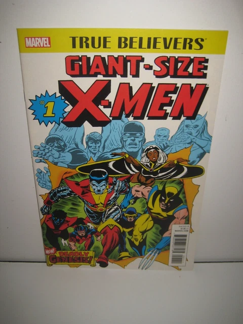 True Believers: Giant Size X-Men #1 2017 Marvel Reprint 1st Storm, Colossus