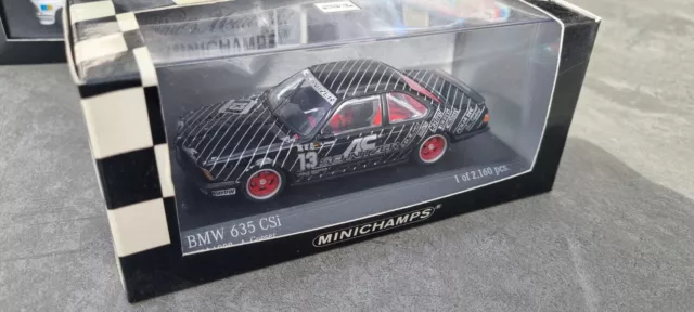 1:43 - MINICHAMPS BMW 635 CSi No30 NEUWERTIG UND VERPACKT. SEHR SELTENE 30 JAHRE SAMMLUNG.