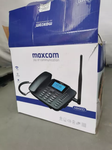 4G GSM Phone Maxcom Comfort MM41D Black with VOLTE Function Sim & Battery