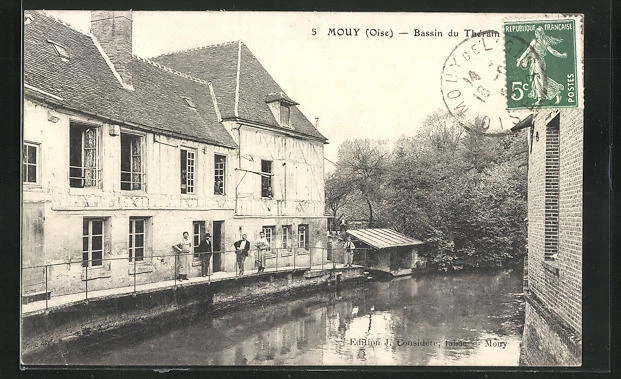 CPA Mouy, Bassin du Therain