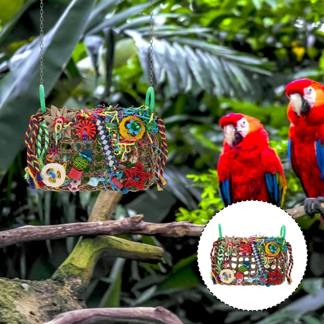 Vogelkäfig Vogelspielzeug Für Papageien Papagei Kauspielzeug Sittich Kauen