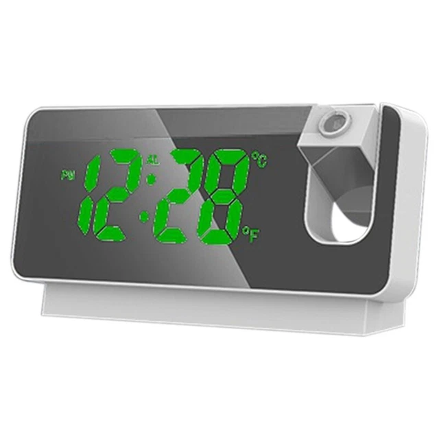 Sveglia Elettronica da Tavolo con Sveglia A Proiezione Digitale A LED con O N7O4