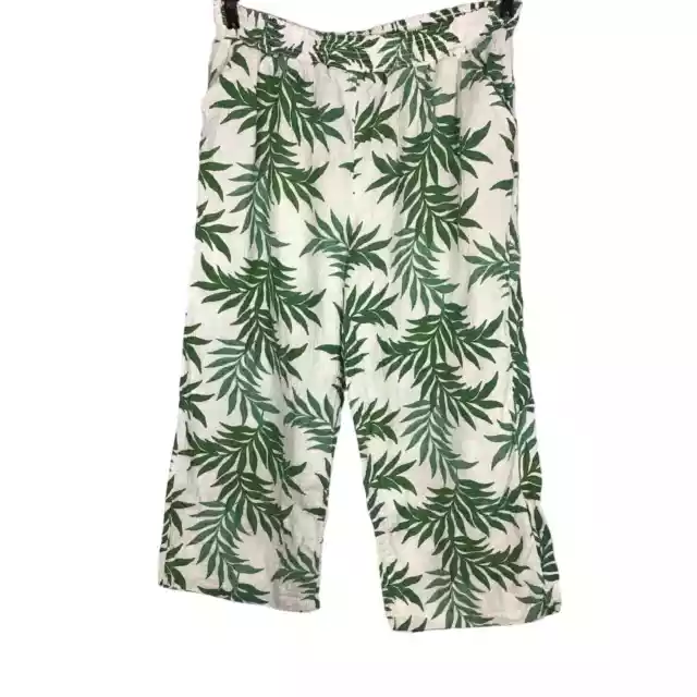 JOYSPUN WOMEN CAPRI Green Pants Elastic waist pockets 3X $22.00 - PicClick