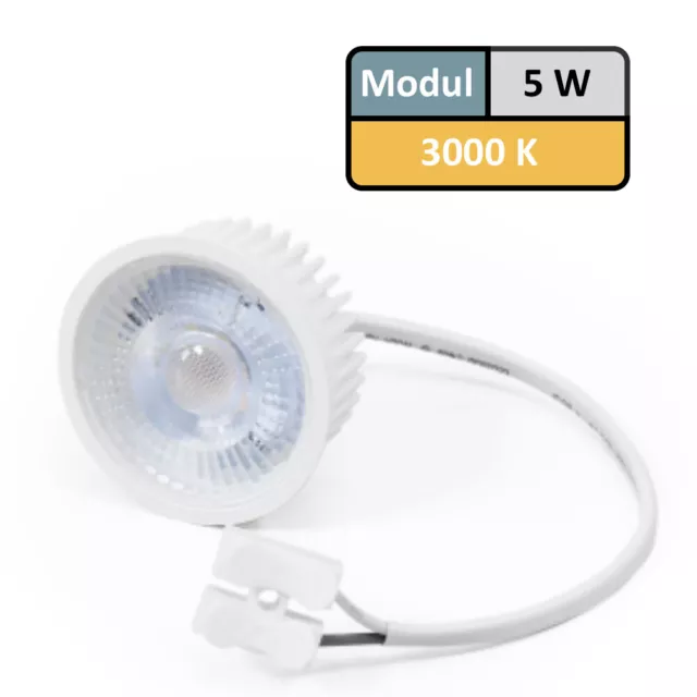 LED Leuchtmittel Sets 230V 5W MCOB Module Leuchten 50x25mm Warmweiss 3000K