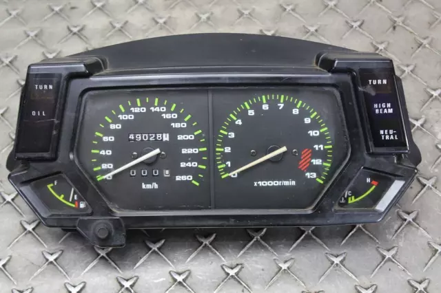 Kawasaki GPX600R ZX600C Cockpit Tacho Instrumente Speedometer 49028km (88-99)