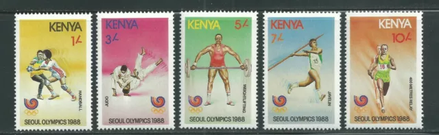 Kenya Scott # 457-461 MNH 1988 Summer Olympics Seoul Korea