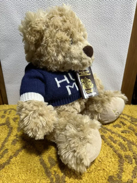 ARCADIA GROUP 2014 Bertie Bear PASSPORT blue jumper HUG ME brown teddy ...