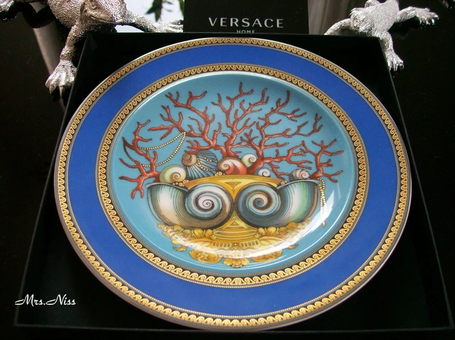 Rosenthal Versace Les Tresors de la Mer 2 x Brotteller 18 cm *1 A NEUWARE*