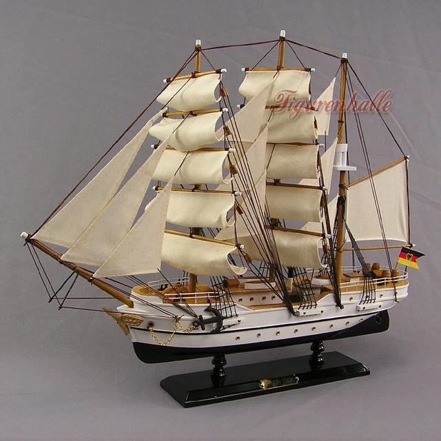 Modèle De Voilier Endeavour J Class - 50 Cm De Long, Bois, Prêt à Exposer, Ornement Nautique, Cadeau Collection