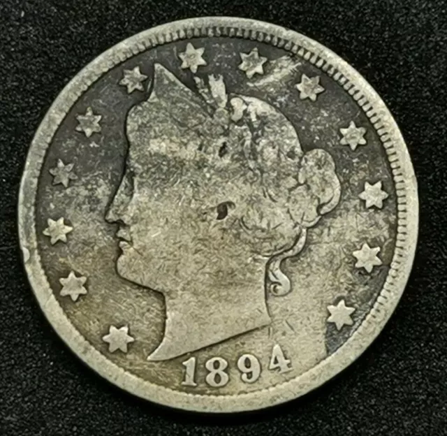 Liberty Head nickel Five V cents 1894 UNITED STATES (230C)
