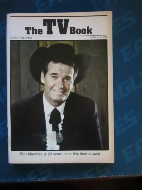 TV Guide TV Book Regional April 1982 Bret Maverick Western James Garner