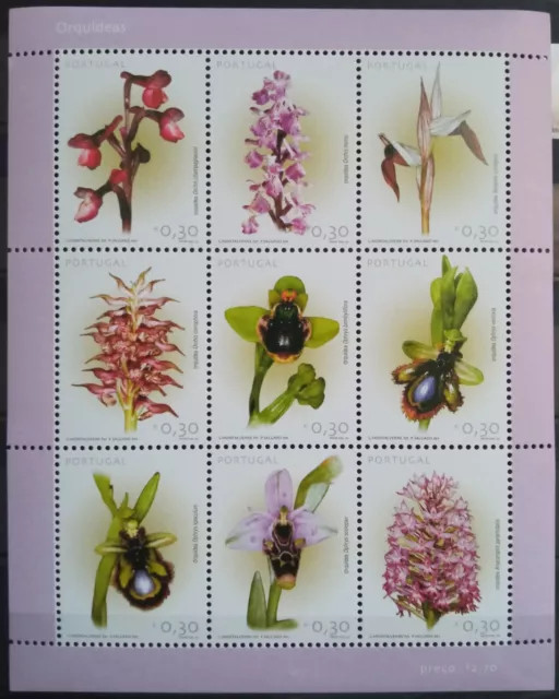 2003 Portugal, Orchids, Flowers, MNH Block, ME 6,5
