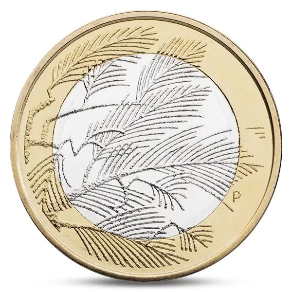 Finland Finnland Finlandia Finlande 5 Euro Nordic Nature Wilderness 2014 Unc