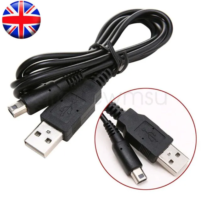 Charger Cable for Nintendo USB DSi / DSi XL / 3DS / 3DS XL UK Inventory