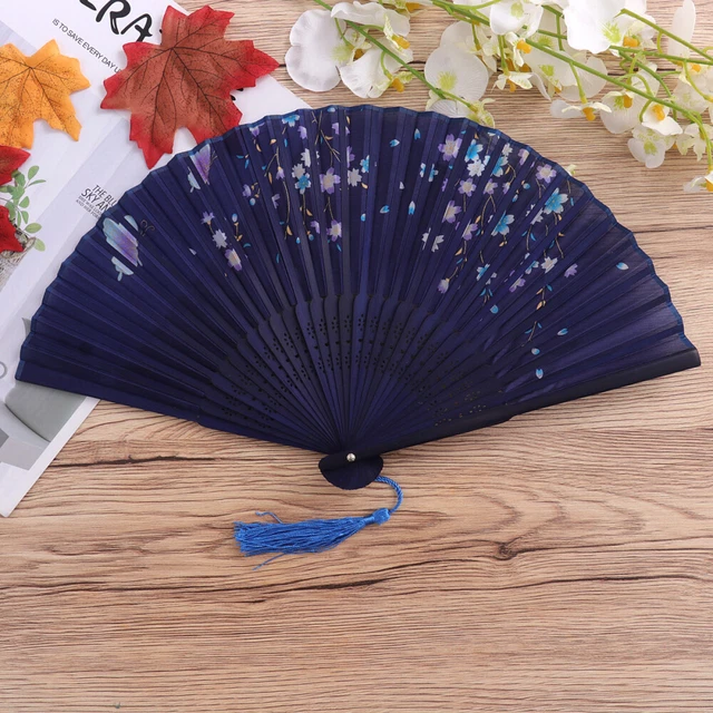 10 Pièces Éventail Mariage Bois Éventails À Main Pliable Petit Éventail