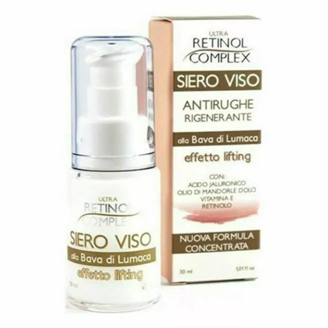 RETINOL COMPLEX SIERO VISO BAVA DI LUMACA ANTIRUGHE RIGENERANTE EFFETTO LIF 30ml