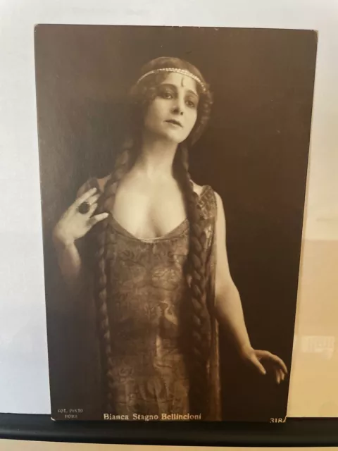 BIANCA STAGNOMBELLINCIONI Cartolina Vintage