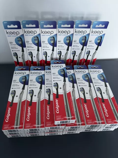 Bulk Buy 25 x Colgate Keep 360 spazzolino da denti per pulizia profonda - spazzolino morbido