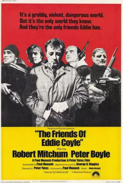 398758 The Friends of Eddie Coyle Film Robert Mitchum WALL PRINT POSTER US