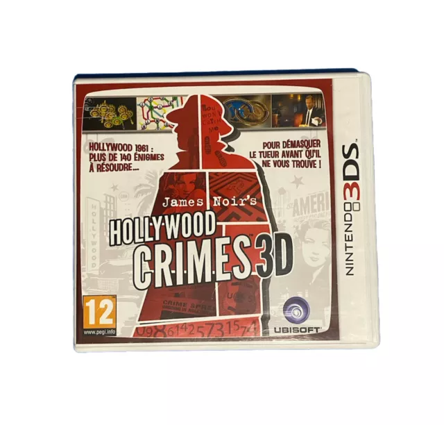 Jeu James Noir's Hollywood Crimes 3D / Nintendo 3DS Ubisoft / Pegi 12