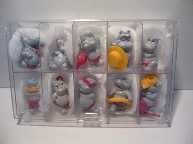 Kinder Ferrero Sorpresine Serie Completa Happy Hippos Strand Vintage Rara +Box
