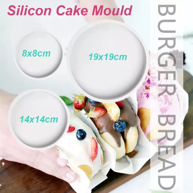 Silicone Cake Decor Moulds Ice Tray Jelly Candy Cookie Chocolate Baking Mold