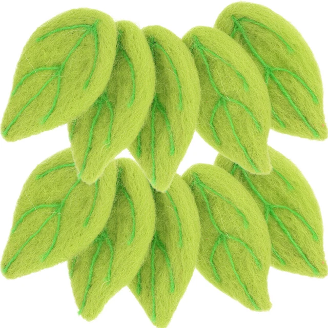 10 piezas Suministros de horquilla hágalo usted mismo para decorar joyas de fieltro dijes