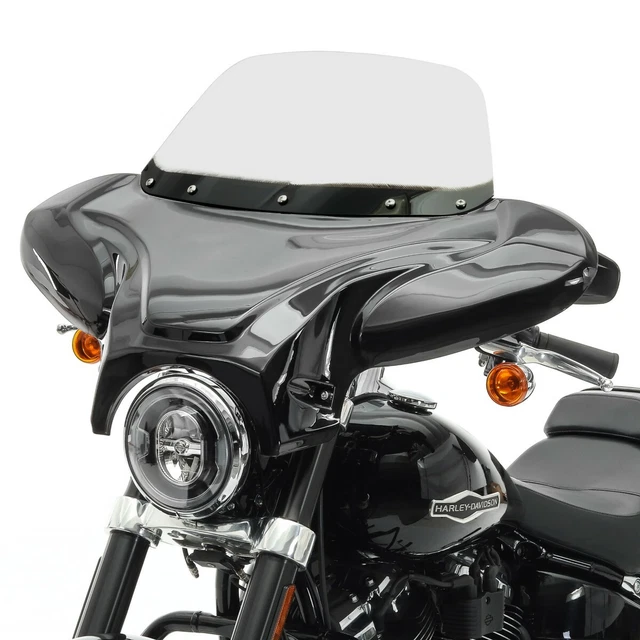 Batwing Windschild Für Kawasaki Vulcan 900 Classic – Schwarze Frontverkleidung Mit Windschutz