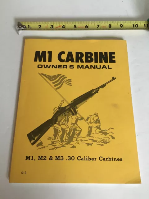 VTG M1 M2 M3 .30 1984 Carbine Owners Manual Desert Publications Guide