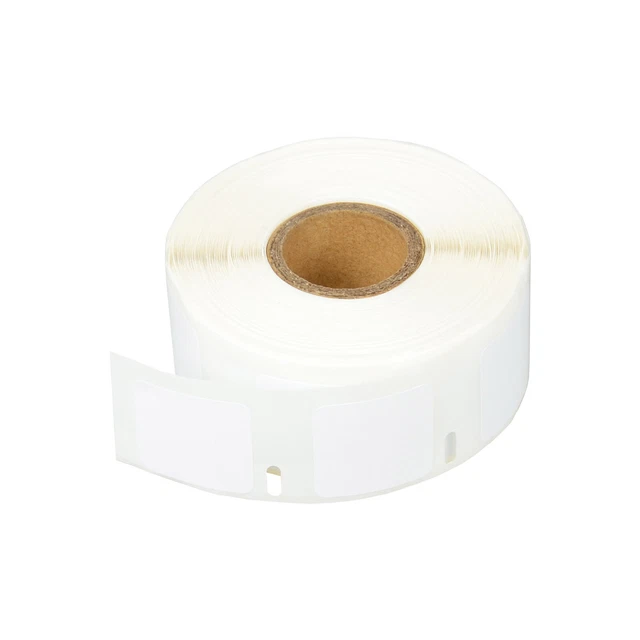 1 Roll 750 Multipurpose Labels 30332 Permanent-Adhesive for Dymo Printer 1" x 1"