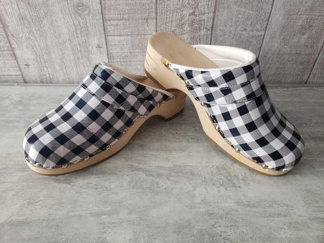 sabot bois femme talon