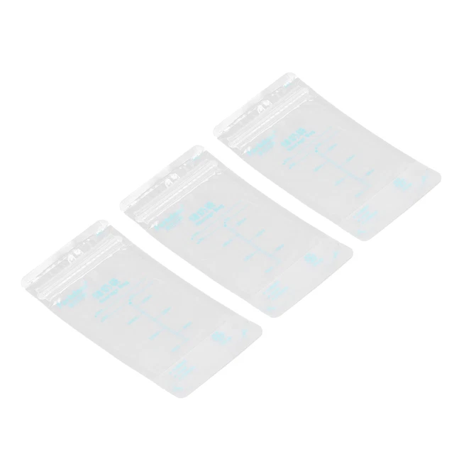 30 bolsas de almacenamiento de leche materna grado alimenticio PET material almacenamiento de leche materna